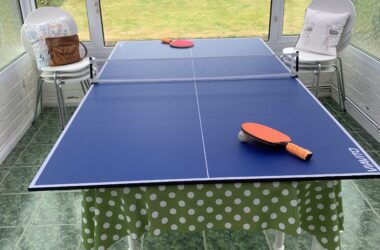 Indoor table tennis ideal for rainy days