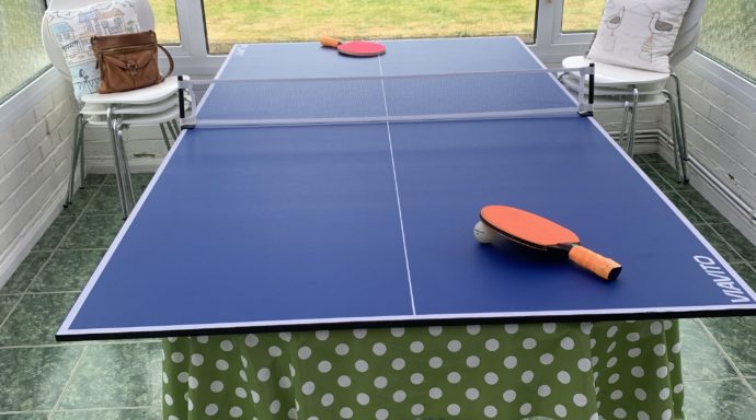 Indoor table tennis ideal for rainy days